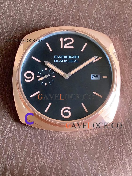 Copy Panerai Radiomir Black Seal PAM00388 Wall Clocks Yellow Gold